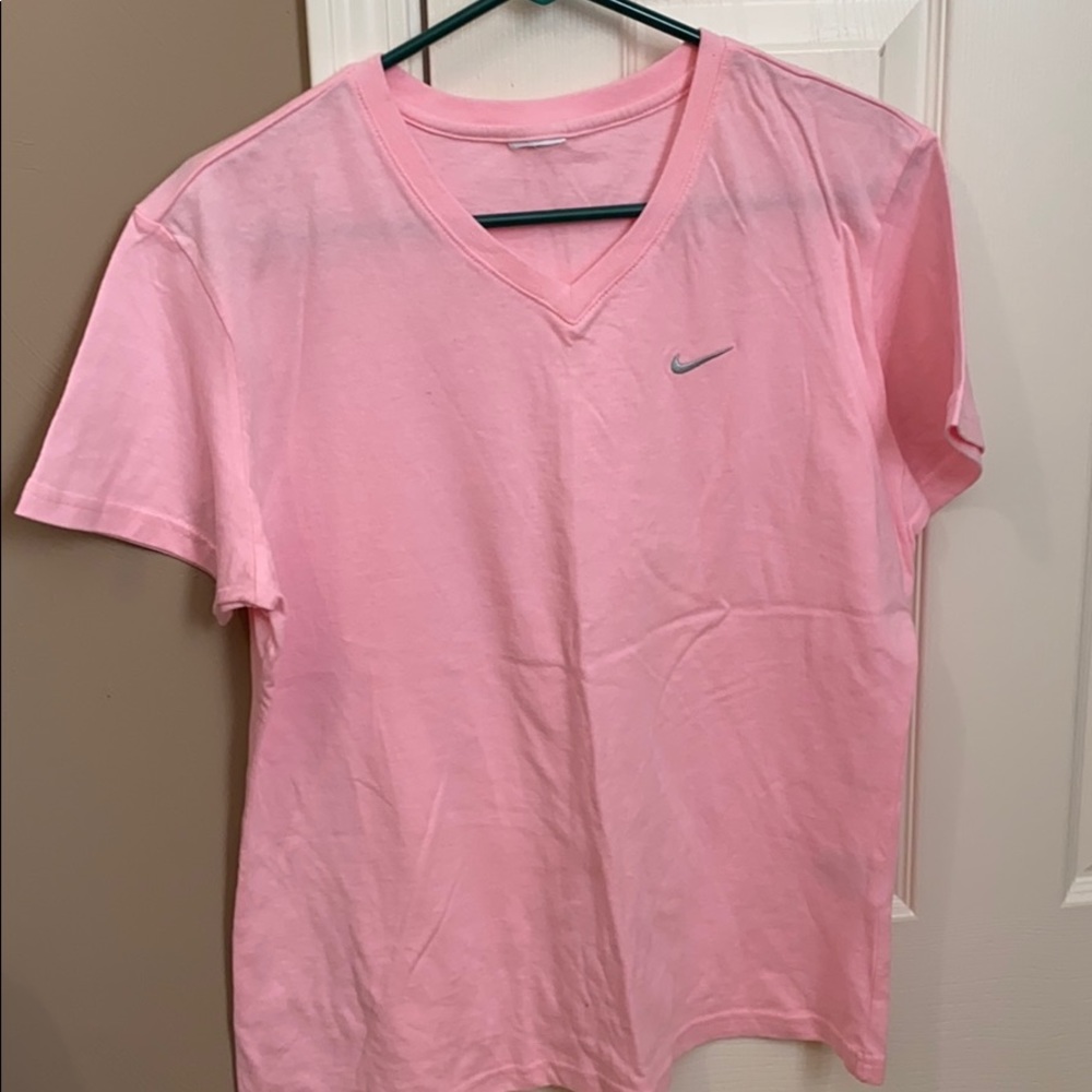 Pink, Nike shirt